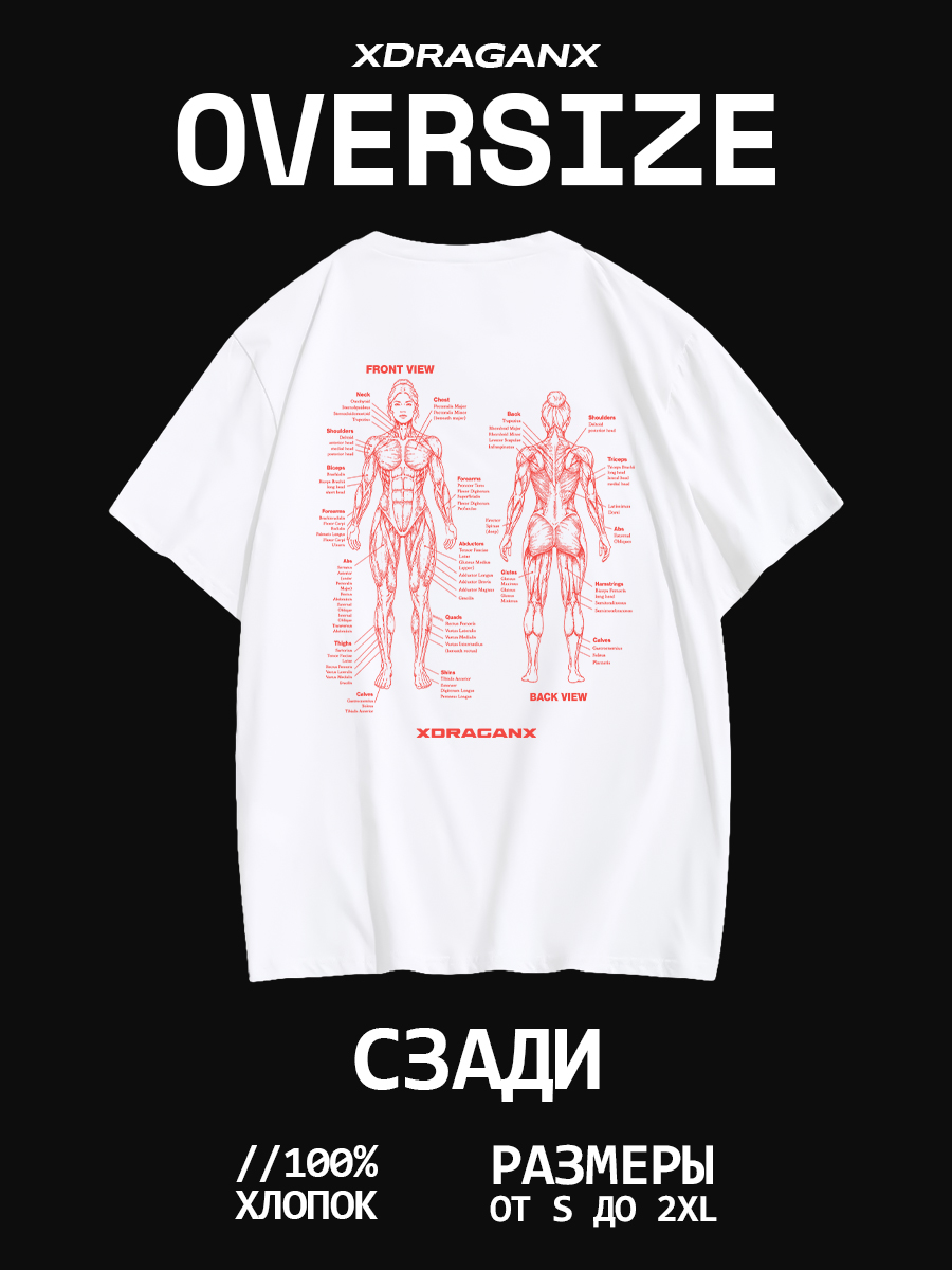 Футболка ANATOMYWomen белая
